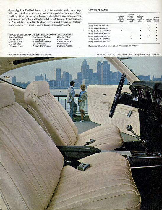 1969 Chev Chevelle Canadian Brochure Page 2